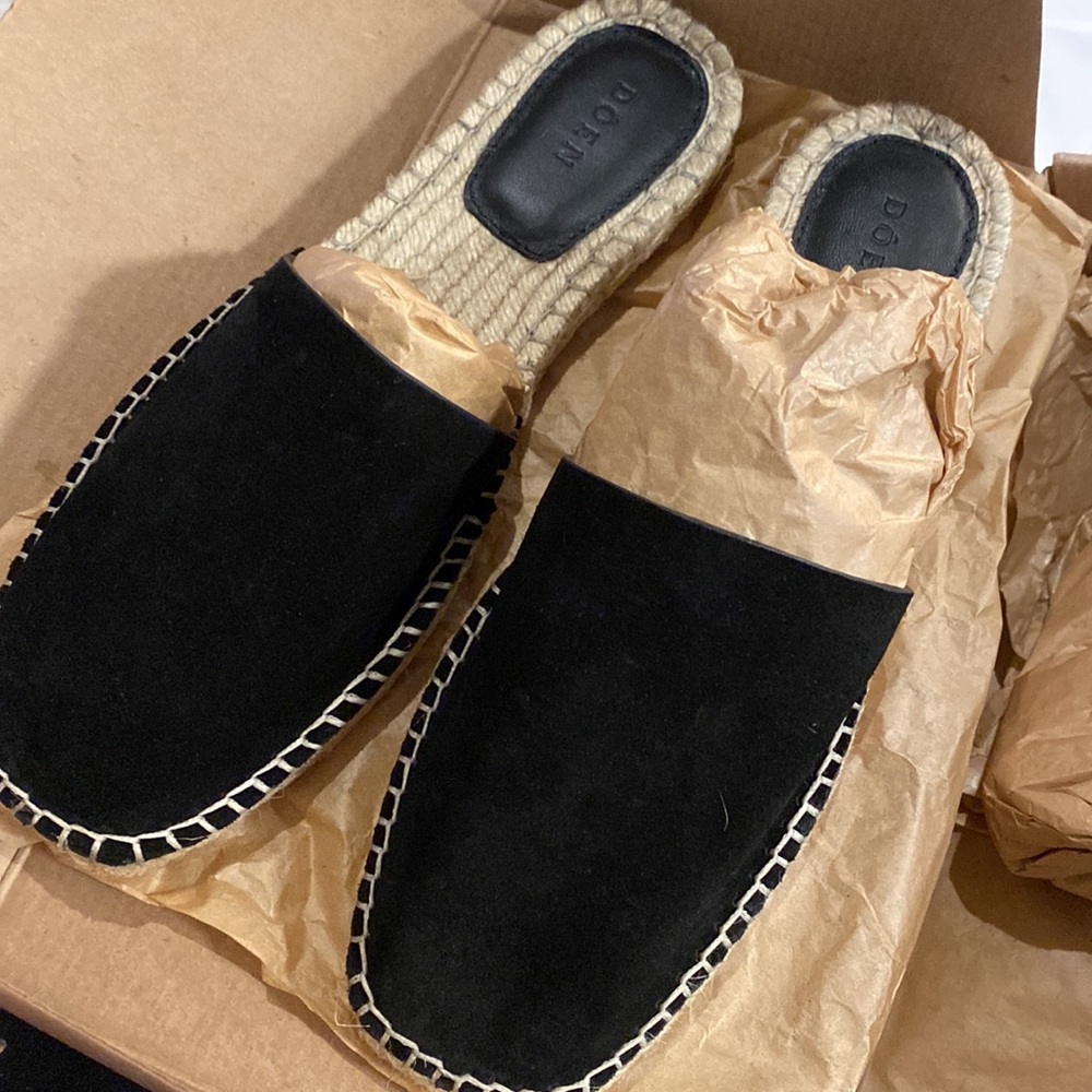 Doen Isola mule in black